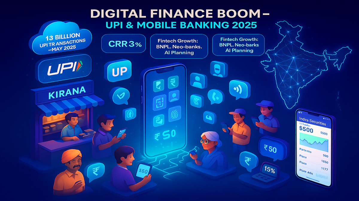Digital Finance Boom: How UPI and Mobile Banking Are Shaping India’s Financial Future